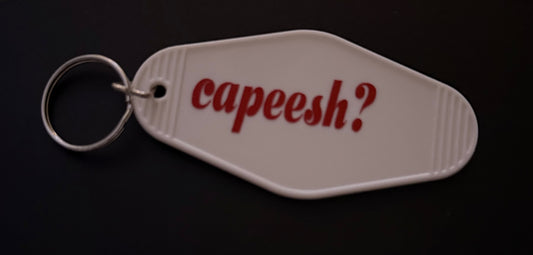Capeesh keychain